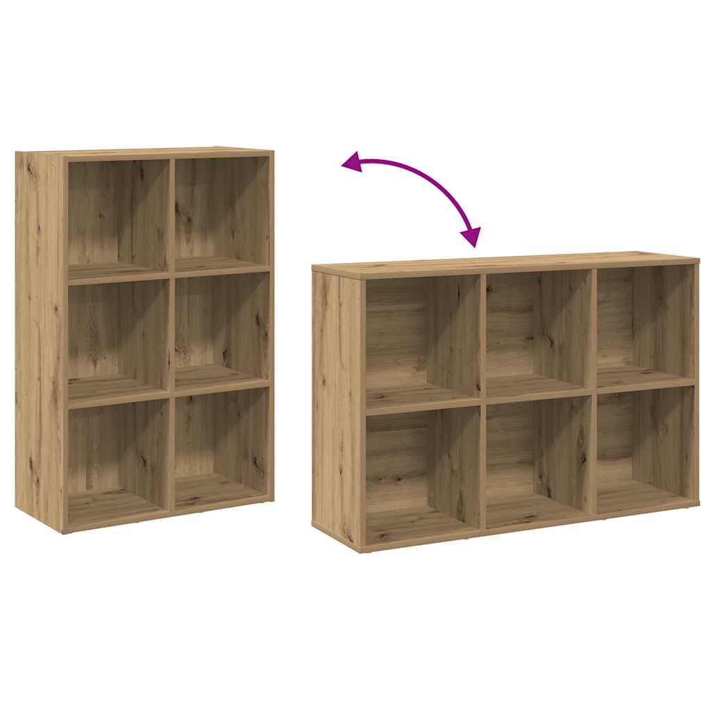 Book Cabinet/Sideboard Artisan Oak 66x30x98 cm Engineered Wood